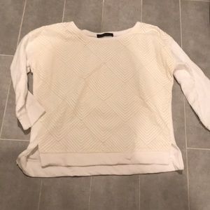 Sanctuary Cropped Mixed Media Top - XS